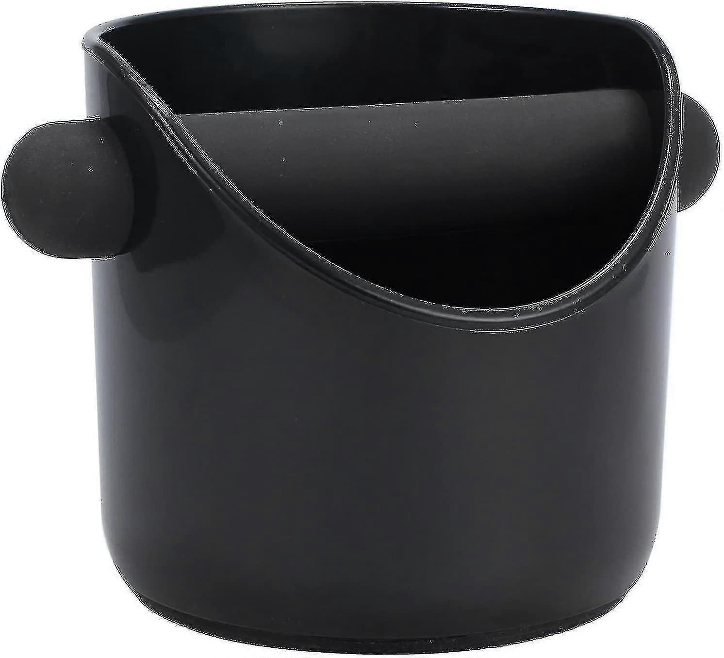 2025 Espresso Grinds Poubelle Tamper Bin Coffee Knock Box Noir
