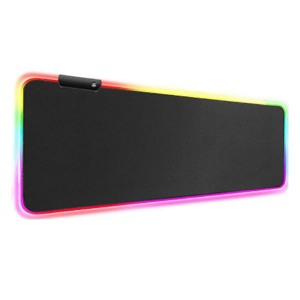 Extended Gaming Mat, Perfect For Gamers Seeking Precision And Style, Non-Slip Rubber Base Keeps Your Workspace Tidy, Water-Resistant Surface Protects
