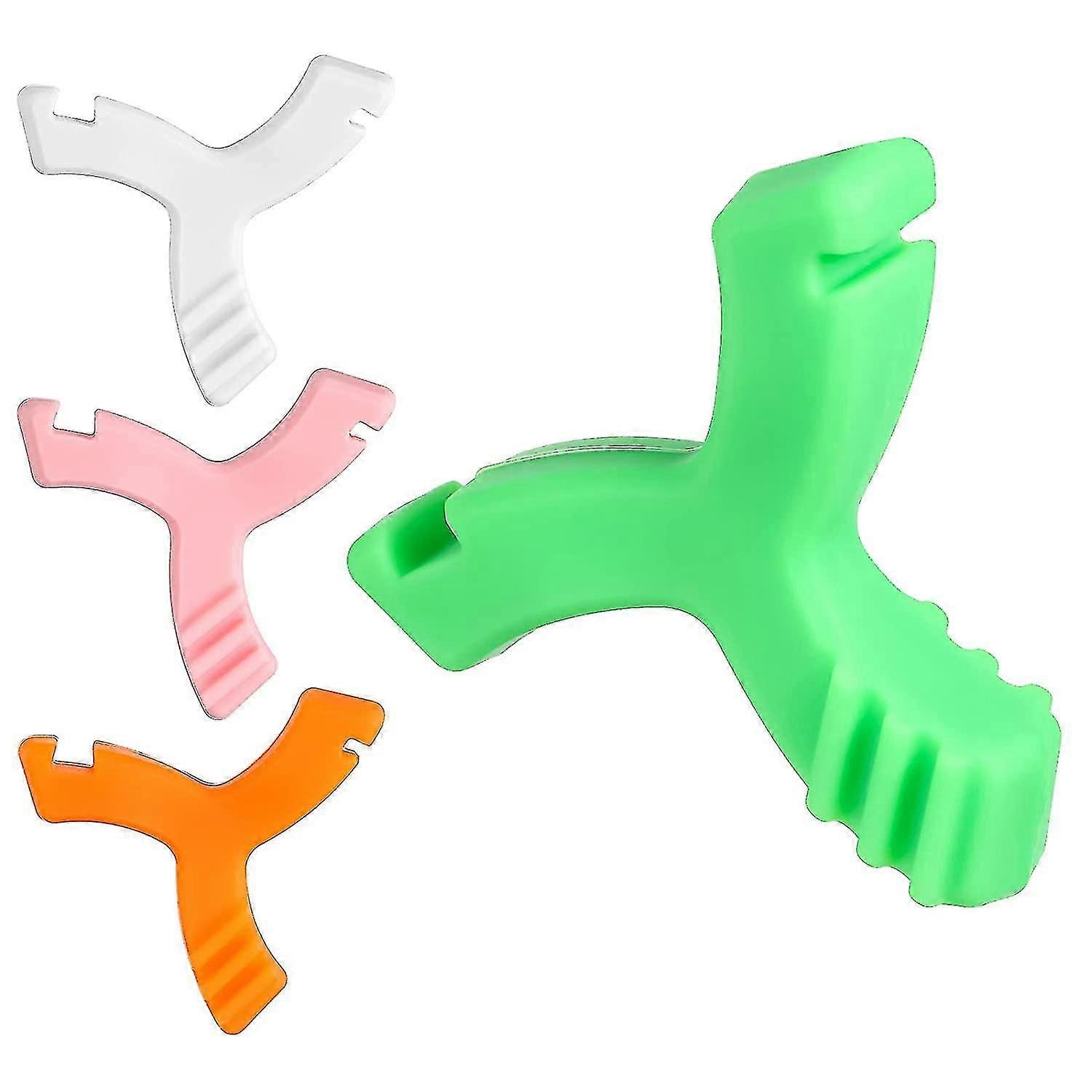 Aligner Chewies 4 Stück Y Shaped Aligner Tray Seaters Teeth Aligners Für unsichtbare oder Metallspangen Aligner Munchies Zähne Chewies Für Aligner Chomper