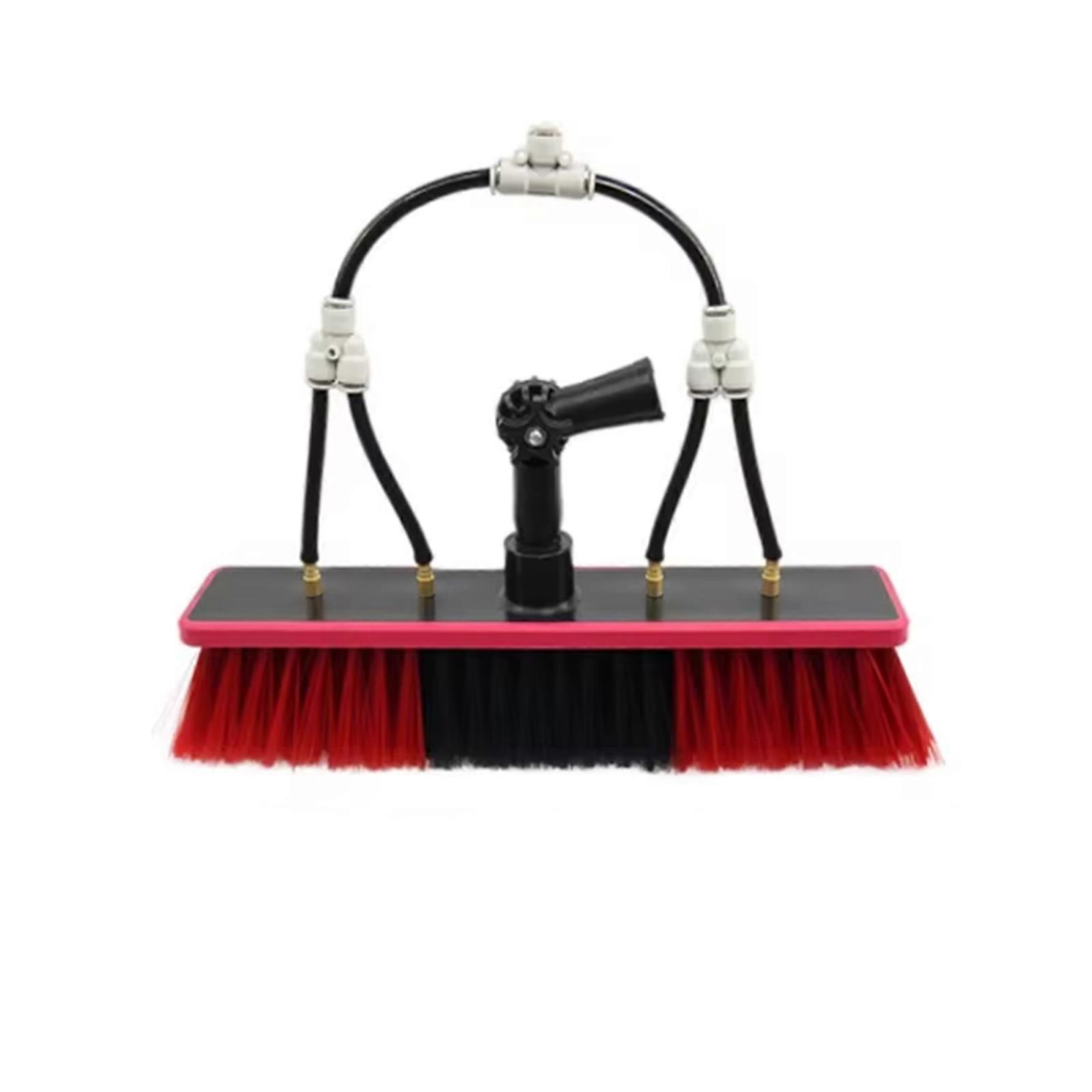 Telescoping Solar Panel Wash Brush with Adjustable Head High Window Cleaning Tool Efficient Extendable Cleaner