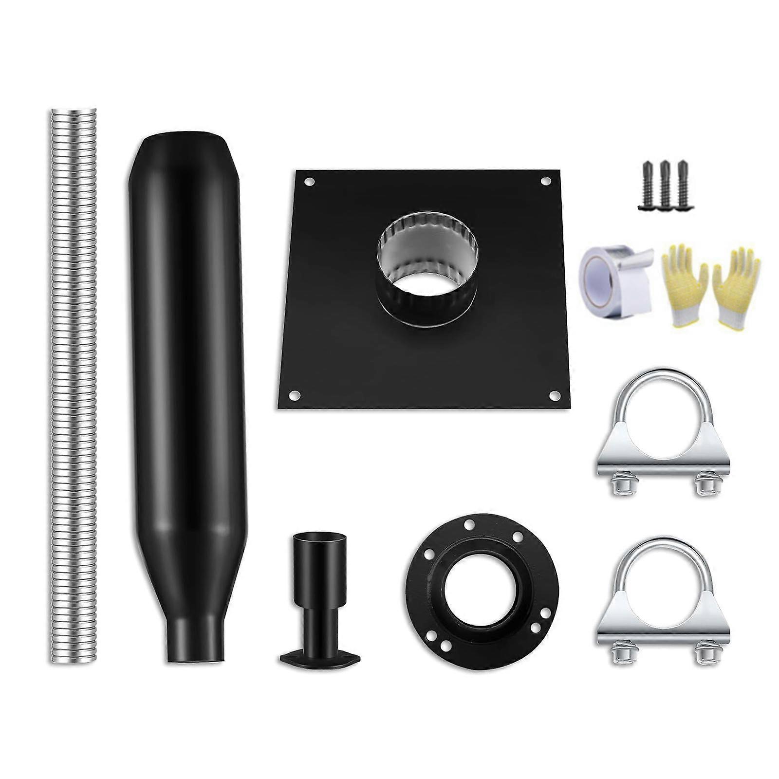 Insulated Wall Penetration Set Ensures Secure Sealing for Pipe and Cables in Home or Office Installations Designs
