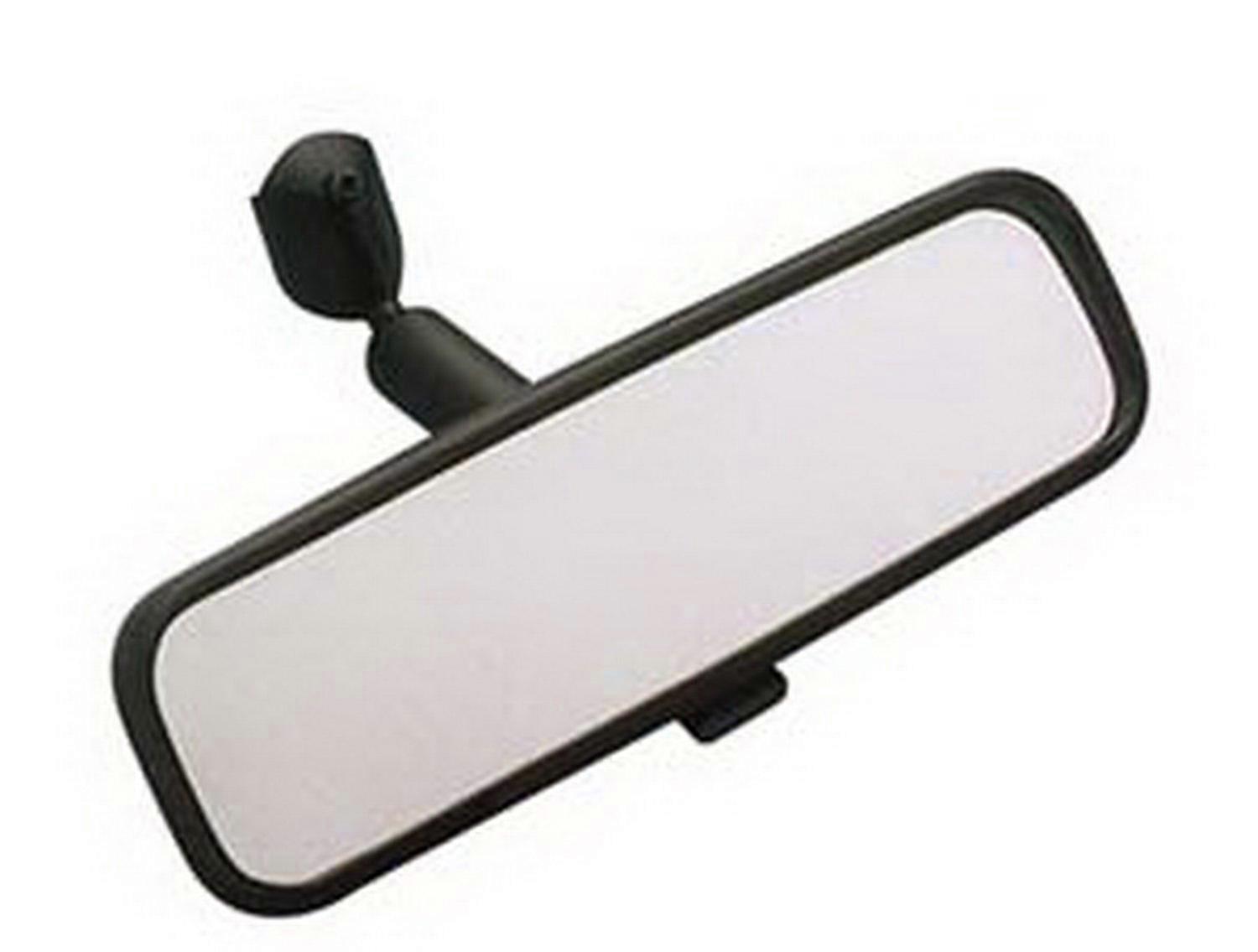 Black Rearview Mirror for Day Night Use 10 Inch Adjustable Universal Fit Anti-Glare Durable Design