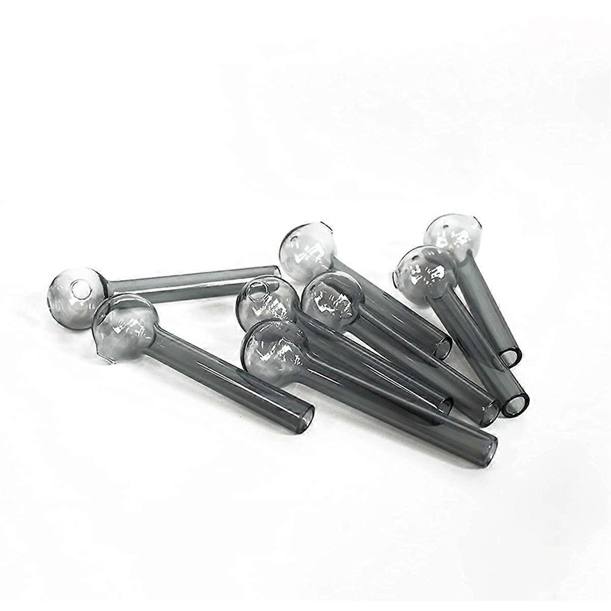 8 Pieces of Gray Reusable Glass Oil Lamp Burners