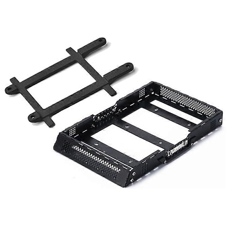 Luggage Carrier Roof Rack with Fixing Rail for TRAXXAS TRX4M 1/18