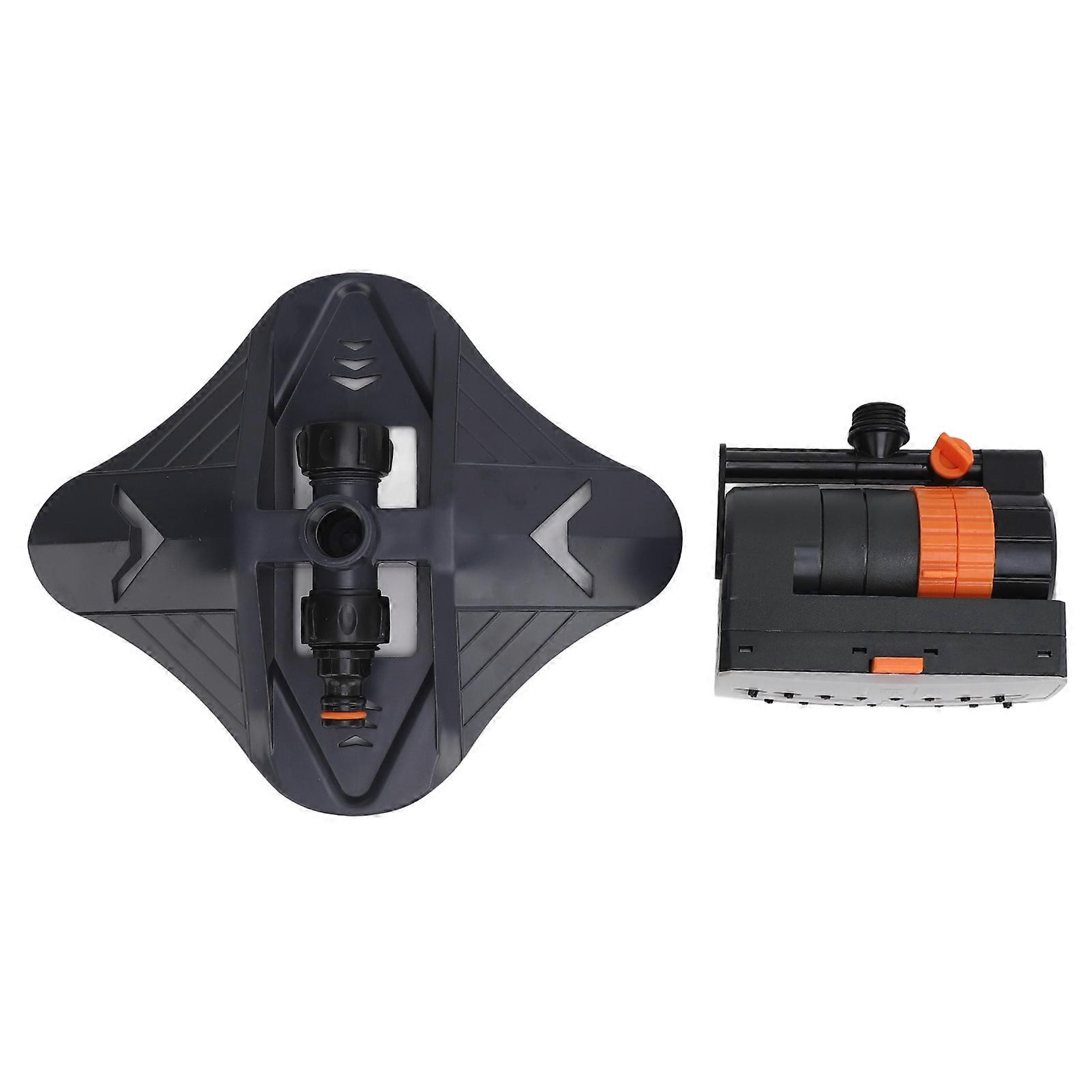 16-Hole Lawn Sprinkler, Automatic Pivoting Sprinkler with 4 Spray Modes and Adjustable Flow Lawn Irrigation System for Garden