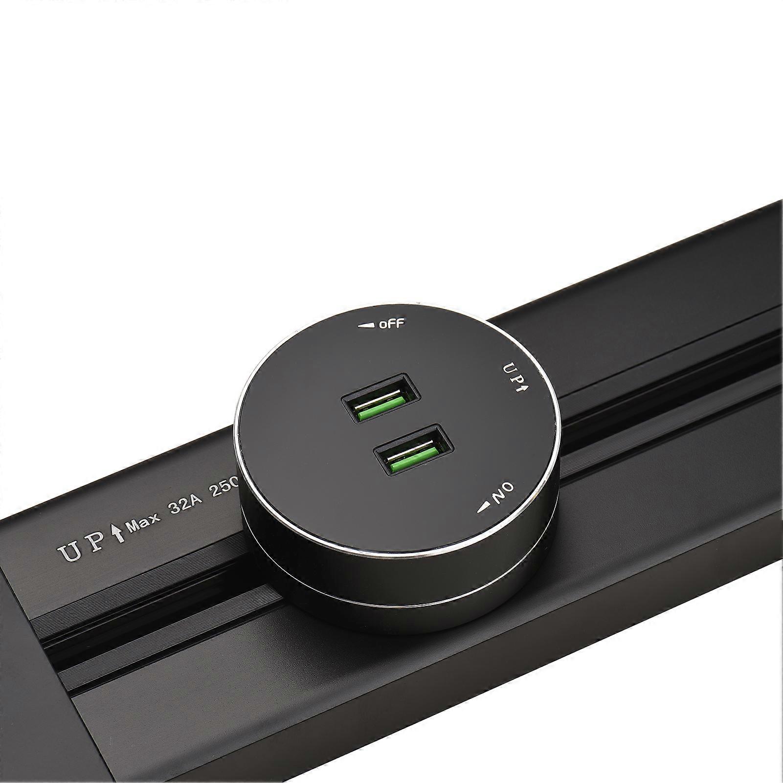 Track Sockets Power Track Socket Outlet Electric Mobile Track Socket Power Track Adapter for Office Kitchen and Living Room