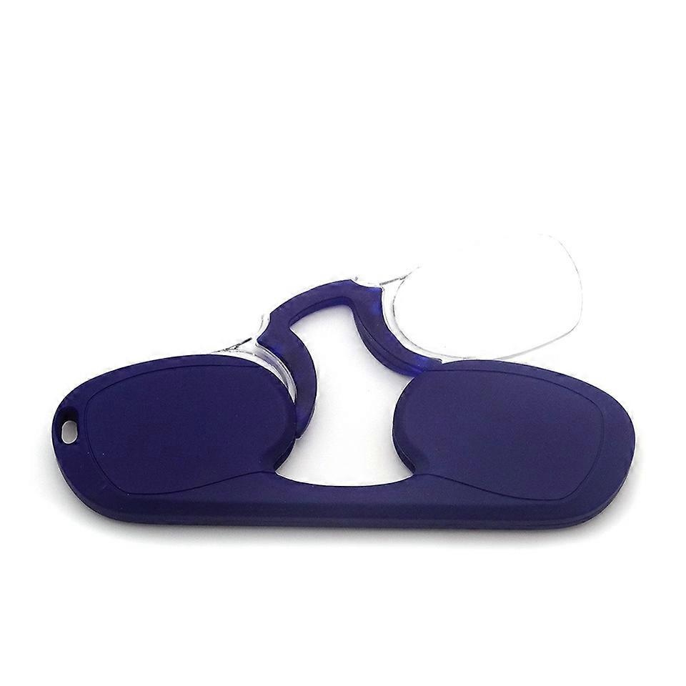 Clip-nose Reading Glasses Portable Reading Mirror No Mirror Leg Glasses, Degree: +100