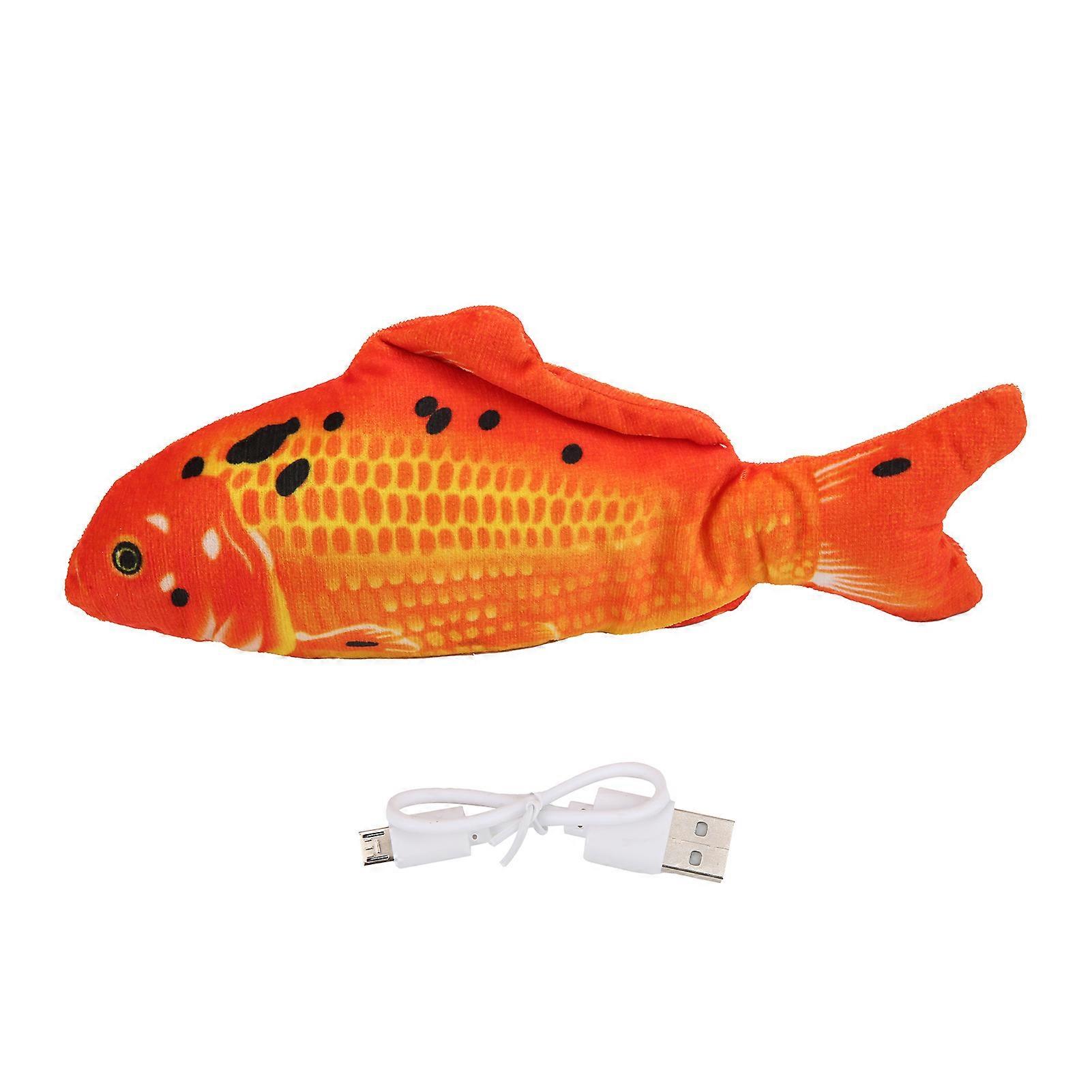 Simulation Moving Fish Cute Electric Rechargeable Interactive Fish Toys for Indoor Cat