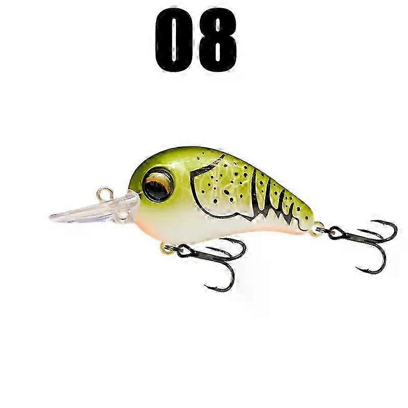 JiaWei GREENSPIDER New 2024 45mm 11g Crankbait Wobbler River Fishing Lure Floating Artificial Minnow Lure For Trout In Freshwater oId