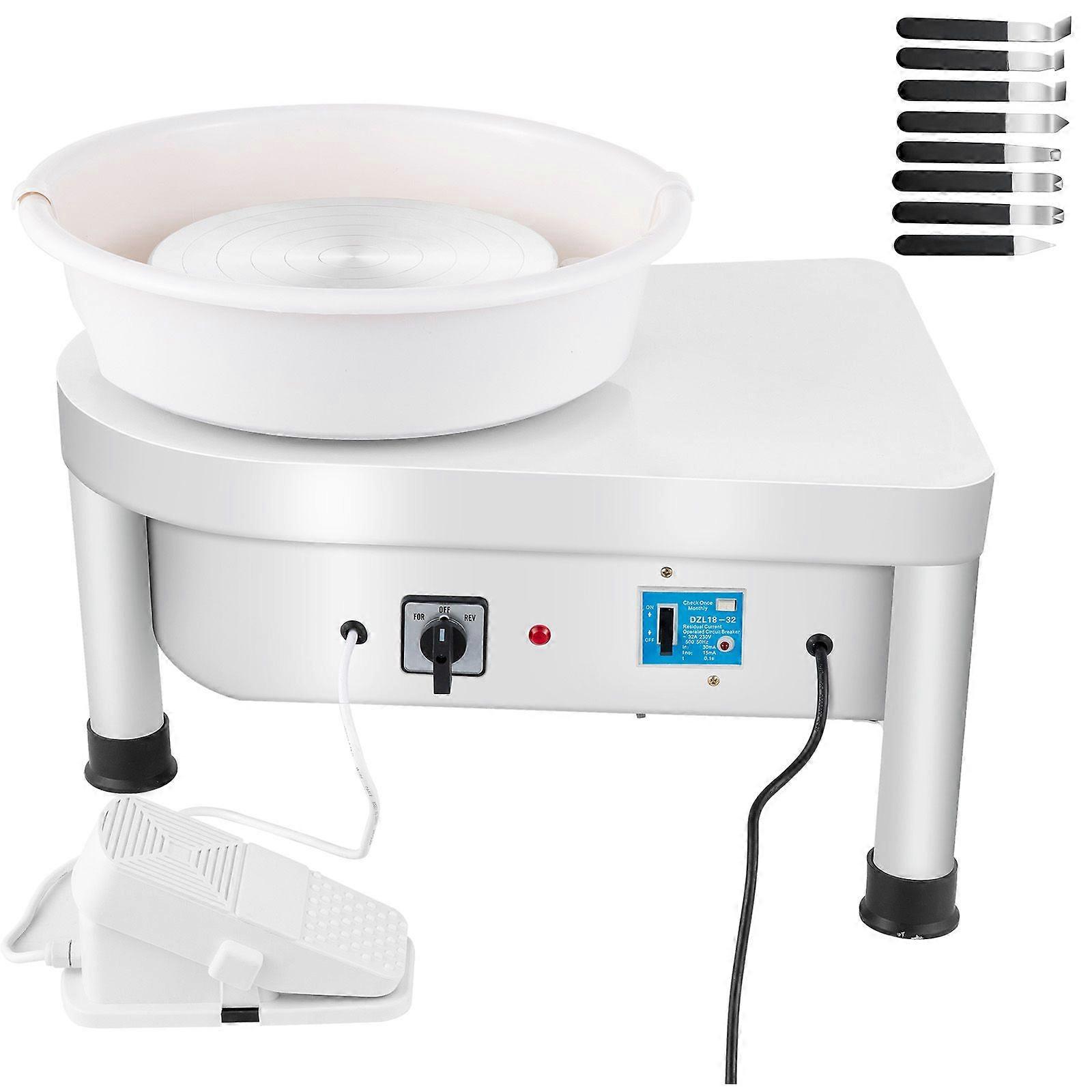 Succebuy 280w Macchina elettrica della ruota in ceramica 25cm w / forma ceramica del bacino staccabile