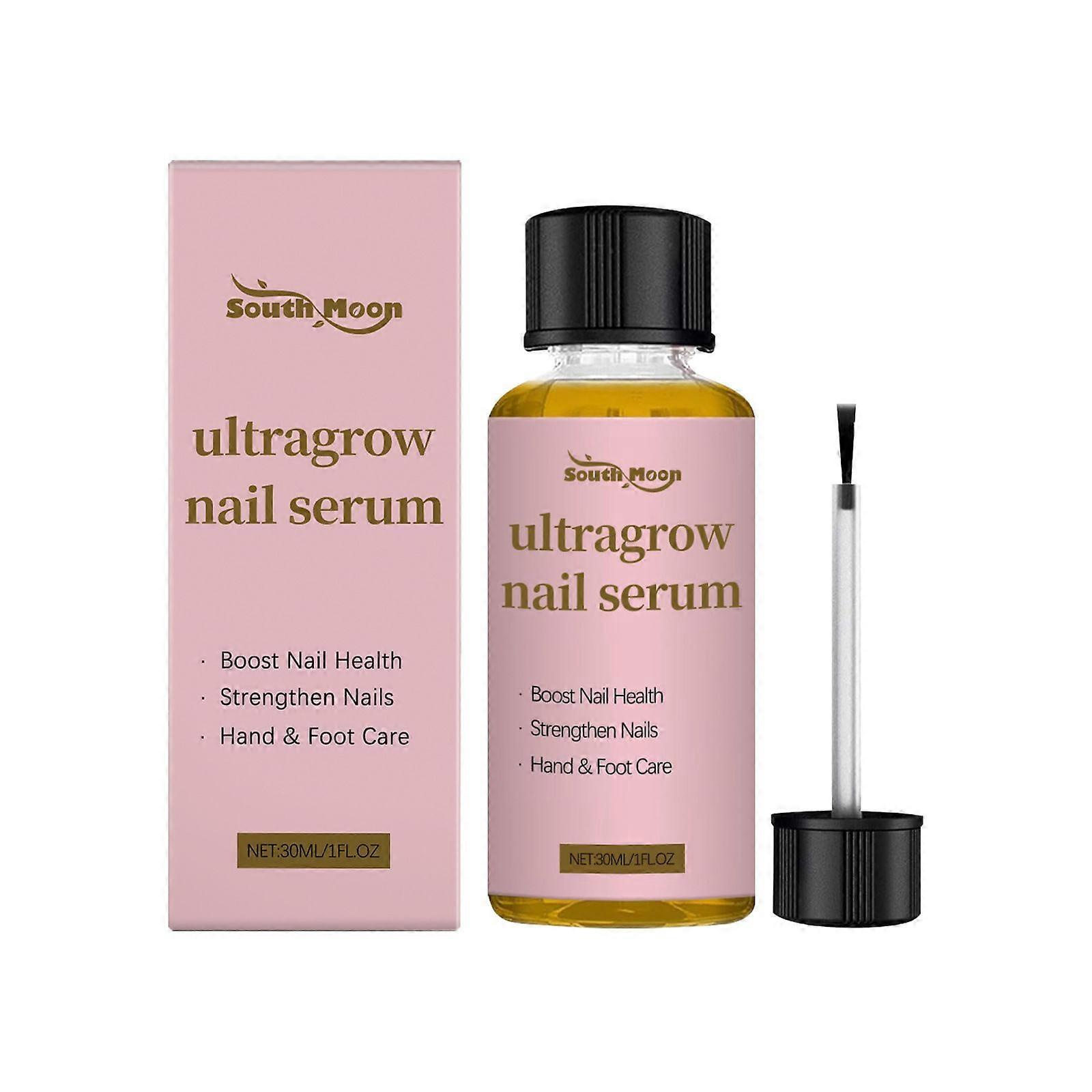 UltraGrow Nail Serum, Nail Strengthening Serum, Nail Growth Serum, Nail Support for Growth and Resistance for Thin Brittle Nails from Fragile Peeling