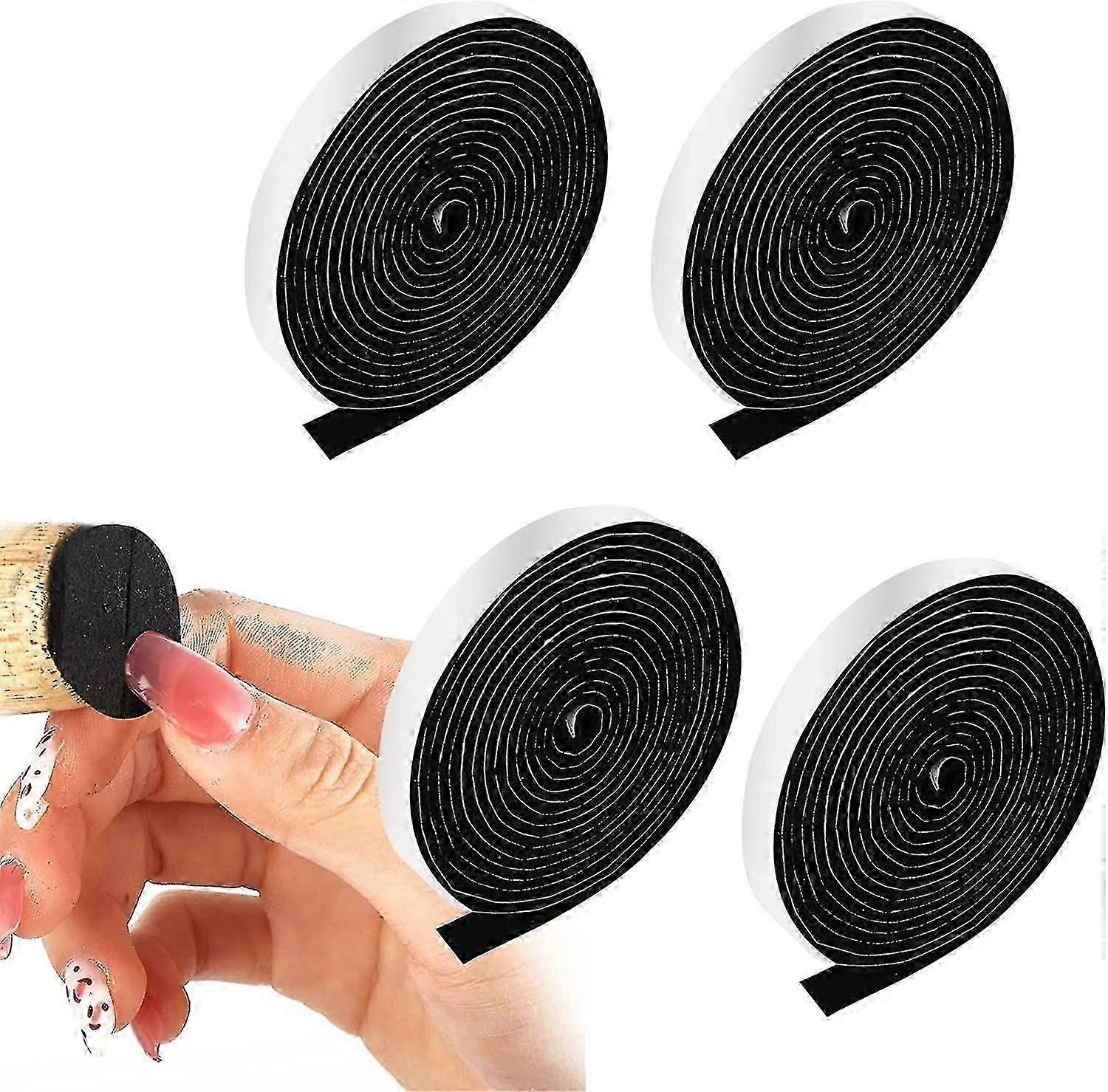 4 لفات شعرت منصات الأثاث ، 0.5x120 بوصة شرائط شعر مع دعم لاصق الثقيلة لاصق شعر الشريط منصات للأثاث حماية الخشب الصلب