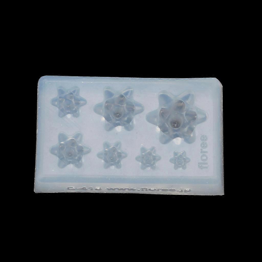 DIY Confeito צורת אפוקסי סיליקון עובש Confeito צורת שרף יציקת עובש לילדים בעבודת יד אמנות מלאכת יד כלי עמיד לבן