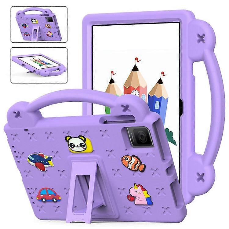 תואם עבור TCL Tab 10 Gen 2 / T-Mobile REVVL Tab Case EVA חמוד דפוסים כיסוי טאבלט עם מעמד וידית