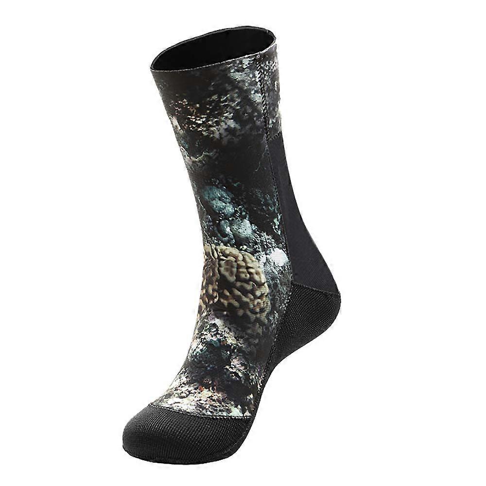 Neoprene Water Fin Sock Diving Wetsuits Sock 3MM for Women Men, Thermal Beach Sock Anti Slip Flexible Snorkeling for