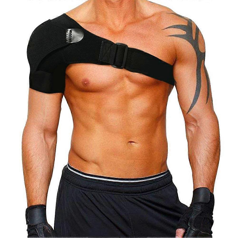 Professional Shoulder Brace Support and Compression Sleeve Joint - Arm Immobilizer Wrap Stability Strap