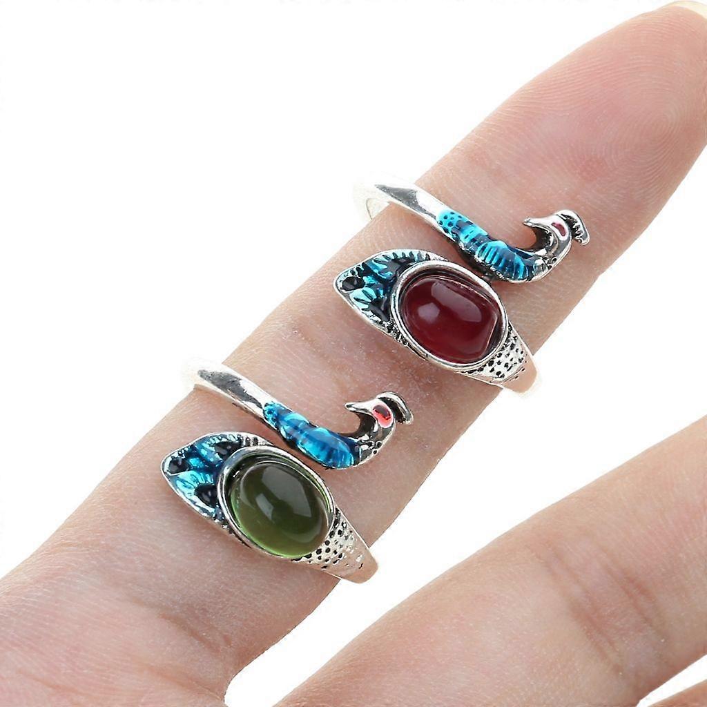 2PCS Adjustable Knitting Crochet Loop Rings, Open Yarn Guide Crochet Rings