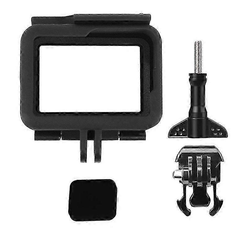 JiaWei Frame Case pour GoPro Hero 7/ 6/ 5/Hero (2018) Accessoires Quick Pull Movable Socket Screw (Noir) Lentille pour go pro 7 Blanc Argent WZW