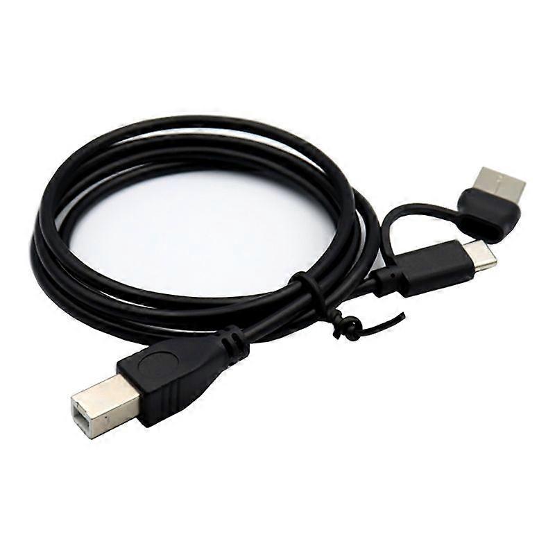 Type-C Phone Printer Cable Type-C USB to USB B Connector OTG for Electronics