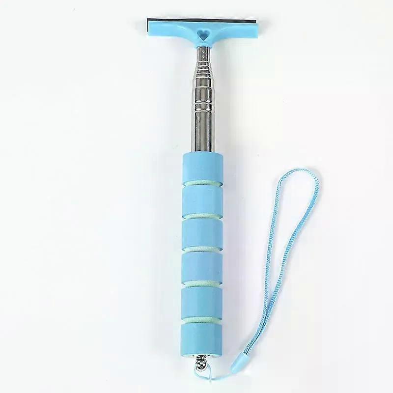 Car Rearview Mirror Cleaner with Telescopic Brush, Auto Glass Cleaning Tool, Removes Fog and Bugs, Universal Window Accessory
