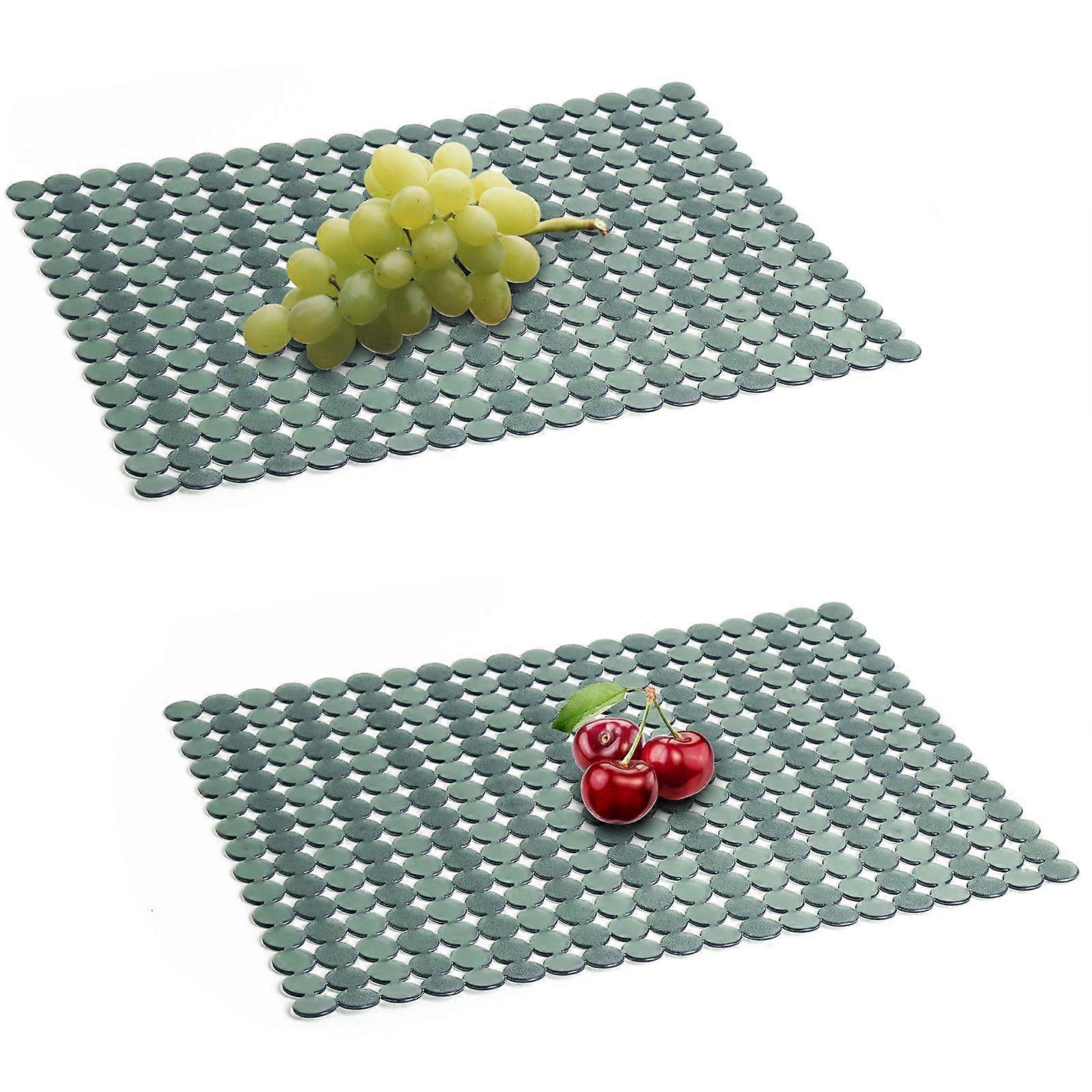 2-Pack Fast Draining Kitchen Sink Mat, Adjustable Sink Protector Mat for Ceramic/Stainless Steel Sink, Easy to Clean, DIY Cut