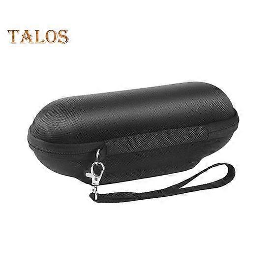 Hard Carrying Case with Hand Strap Shockproof Impact Resistant Large Capacity Dustproof Speaker Protective Bag for Pill