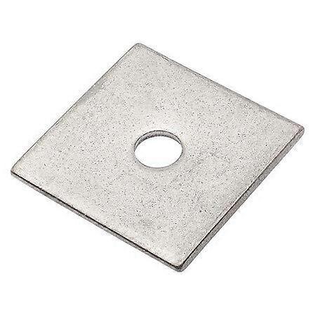 Square Washer, SS, Fits Bolt 3/8 (3 Pieces)