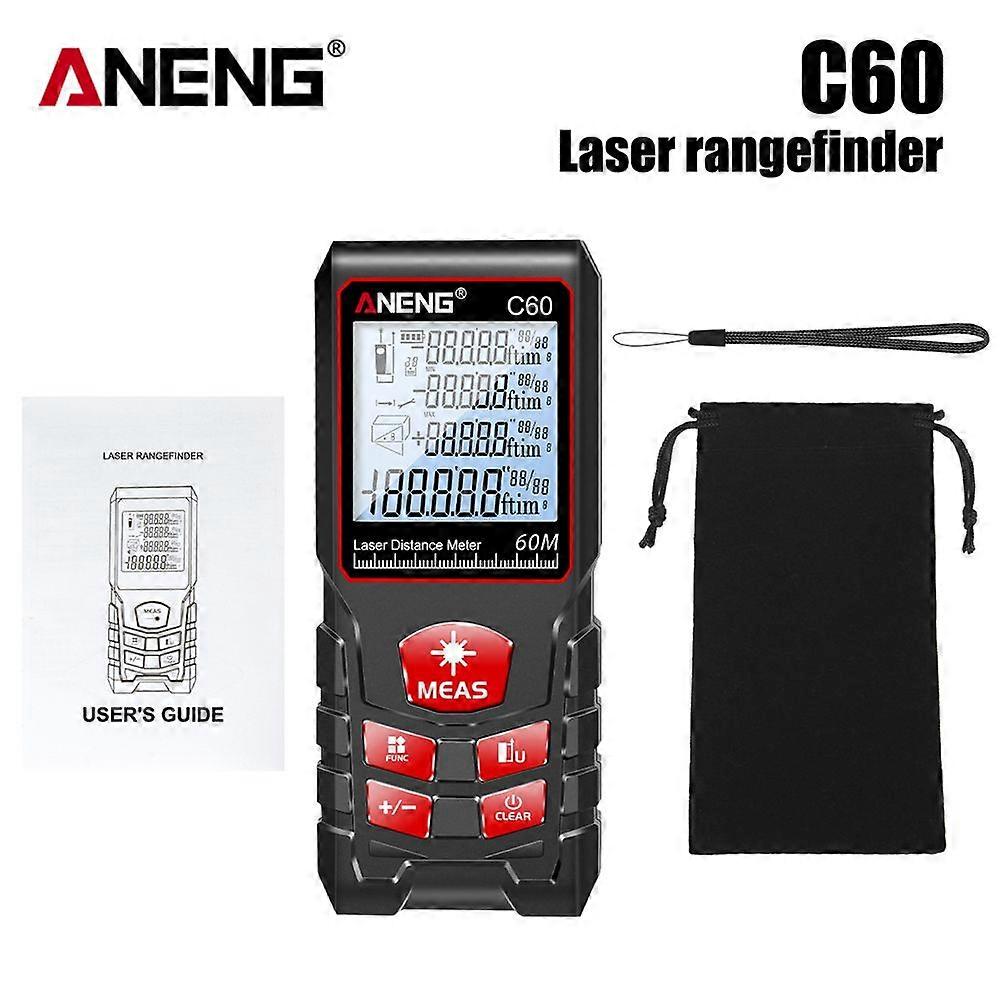 ANENG C40/60/80/100 Laser Rangefinder Digital Laser Distance Meter Area Volume Test Multimeter Tool Measuring Device