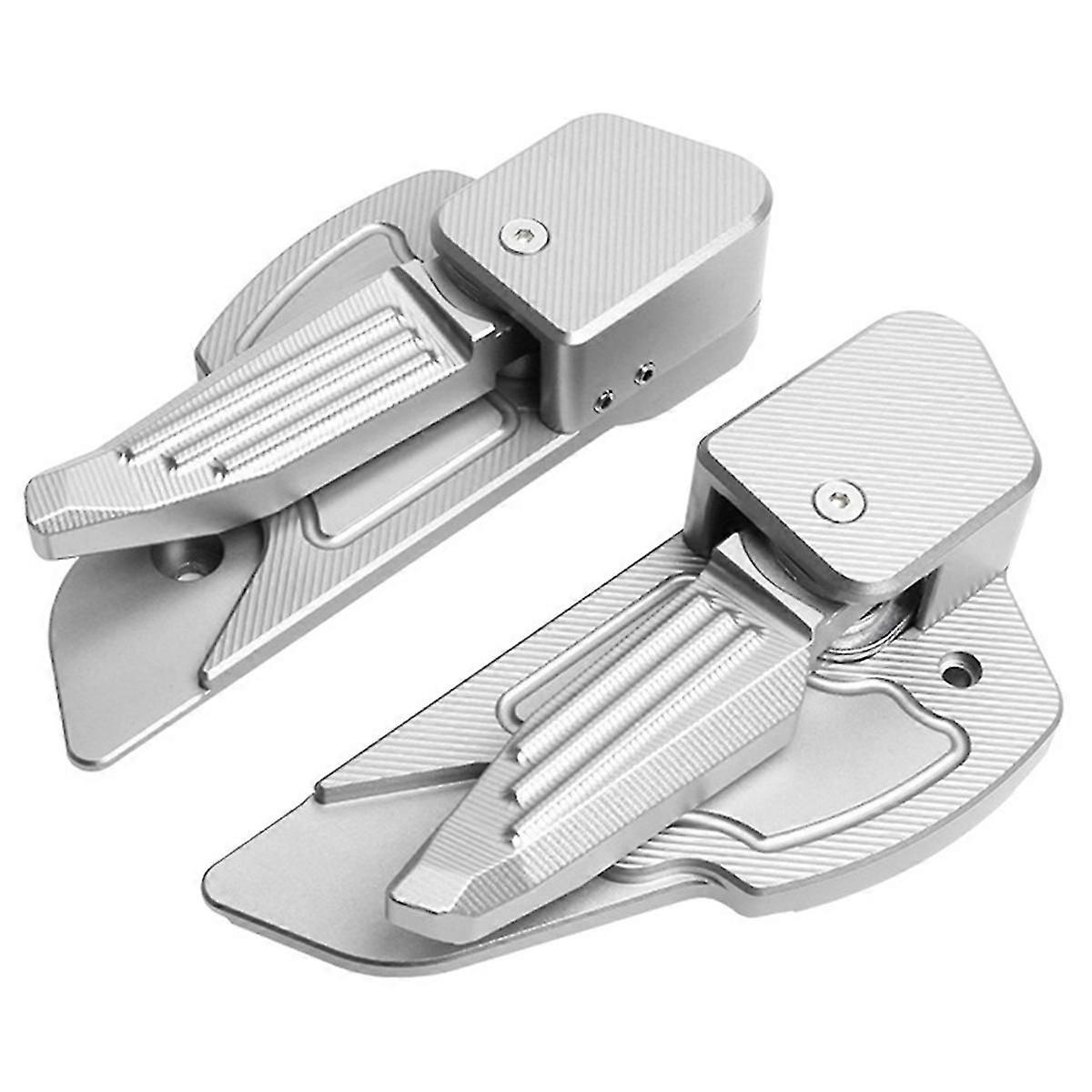 Automatic Fold Rear Foot Pedal for Primavera150 Silver