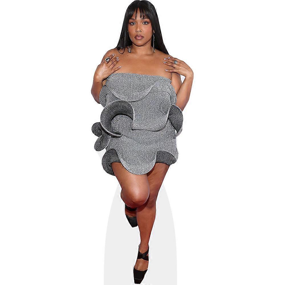 Lizzo (Grey Dress) Cardboard Cutout (lifesize OR mini size). Standee. Stand Up.