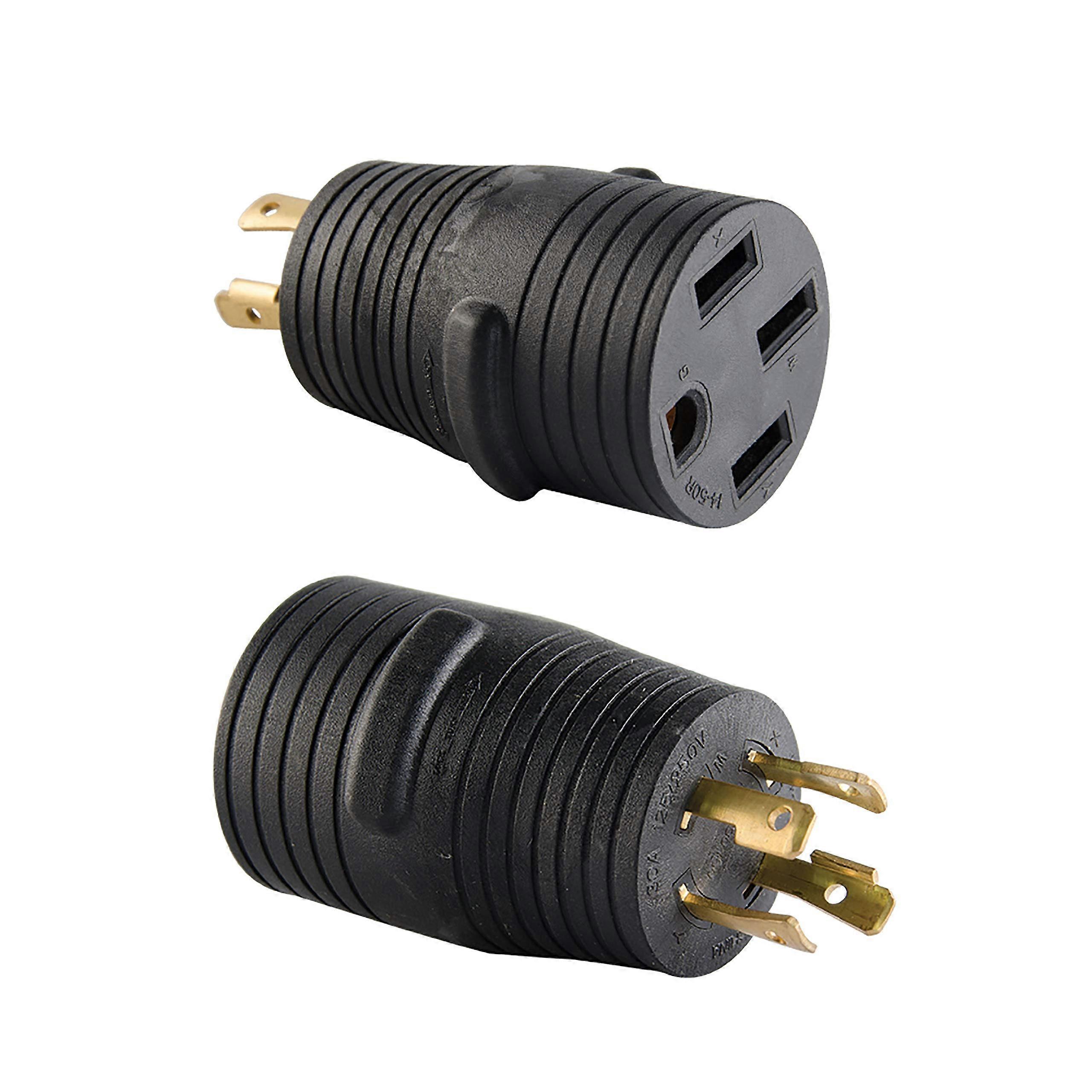 Park Power 30450GSA Generator Adapter 30A (125/250V) Locking Male Plug 4Prong by 50A (125/250V) Female Connector