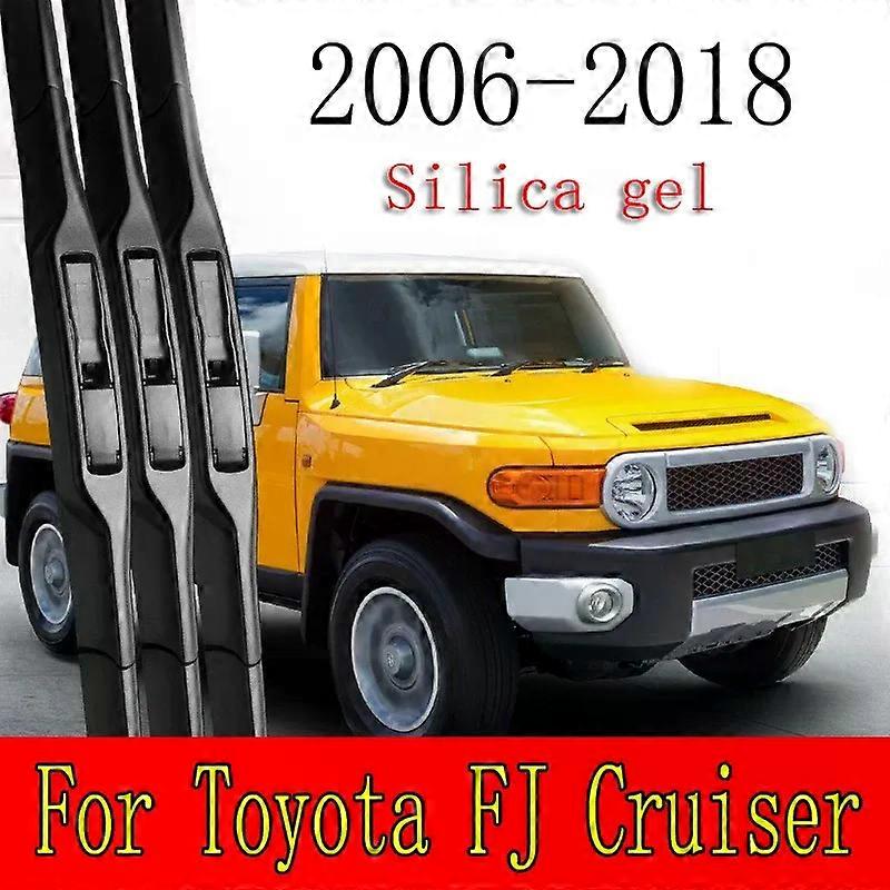 Wiper 3Pcs Front Wiper Blades Set Windshield Windscreen Window Rain Brushes For Toyota FJ Cruiser 2006 - 2023 14"16"14"