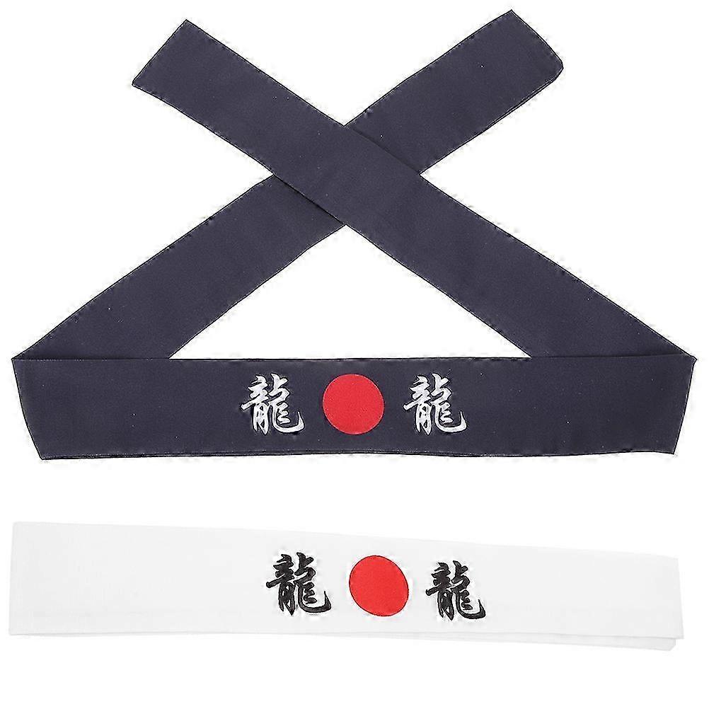 Japanese Headband Set Including Samurai Chef and Karate Styles