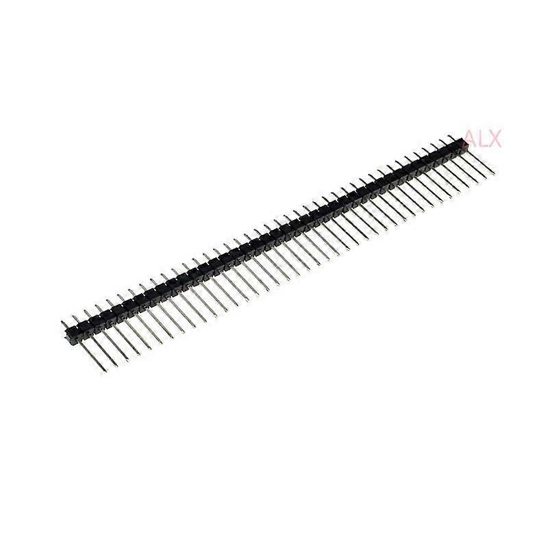 5PCS 1X40 PIN Single Row Male 2.54MM Pitch 15MM Long PIN Header Connector Strip 1X40pin 1 40 40P 40PIN Black for PCB Board
