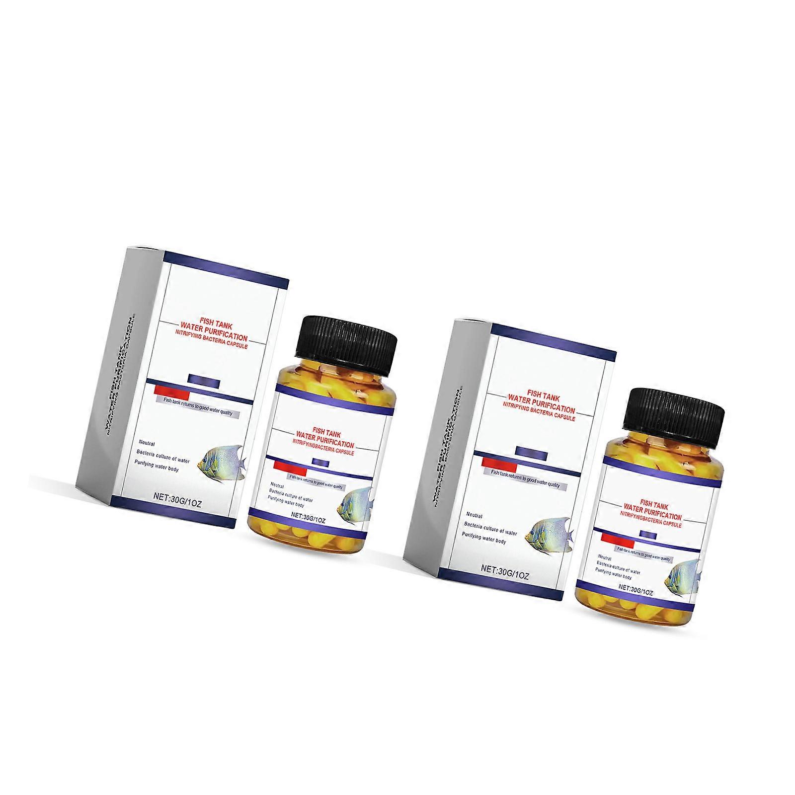 Fishtsank Water Purifiers Capsules Health Fishtanks Environment Clarifying Solution for Home and Office Aquariums Use Multicolor