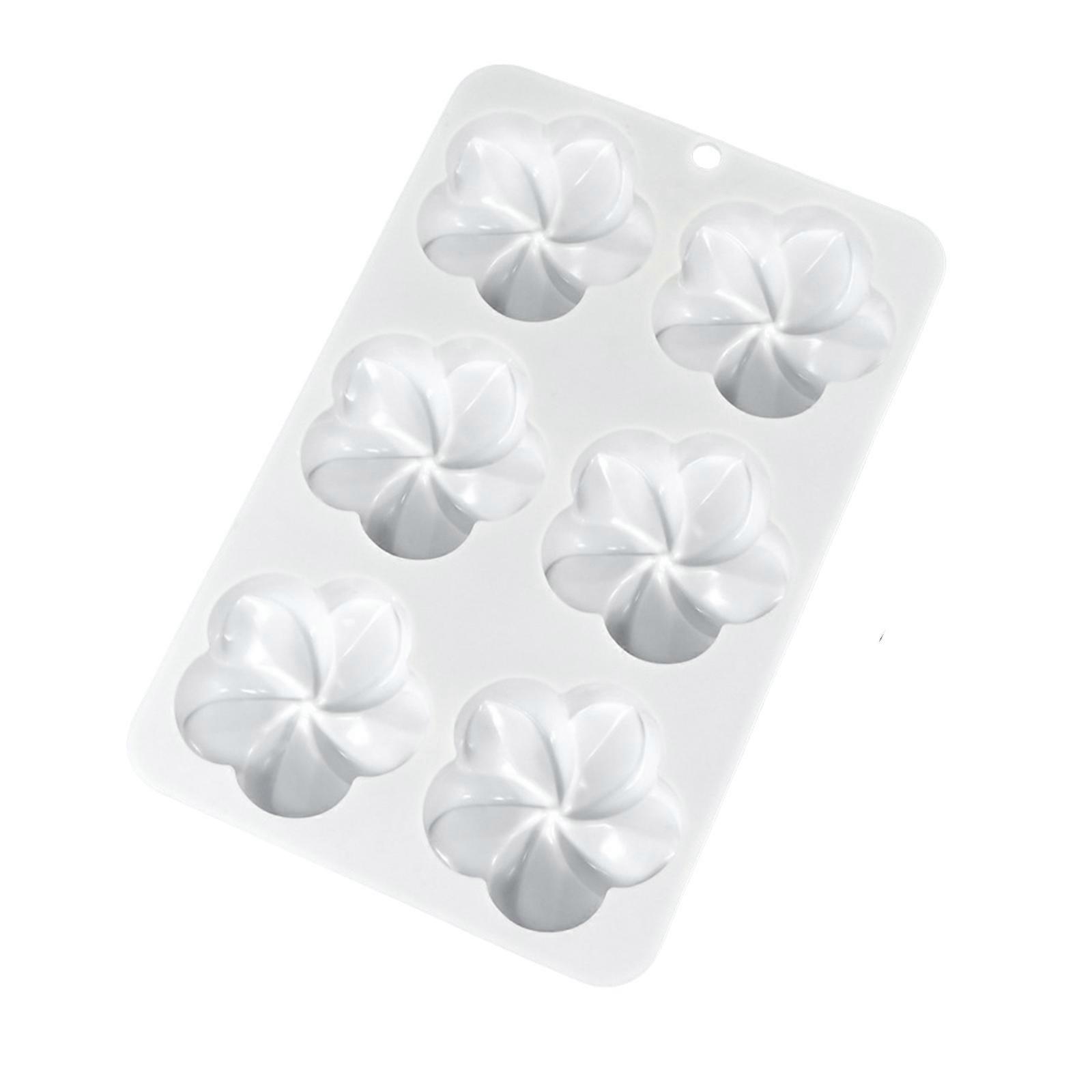 꽃 모양 실리콘 몰드 퐁당 초콜릿 몰드 휴일 베이킹 장식 도구 만들기 무스 케이크 몰드 내구성