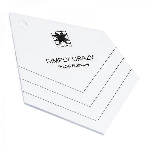 2x Universal Ruler, Transparent Ruler, Patchwork Ruler, Craft Ruler Template,