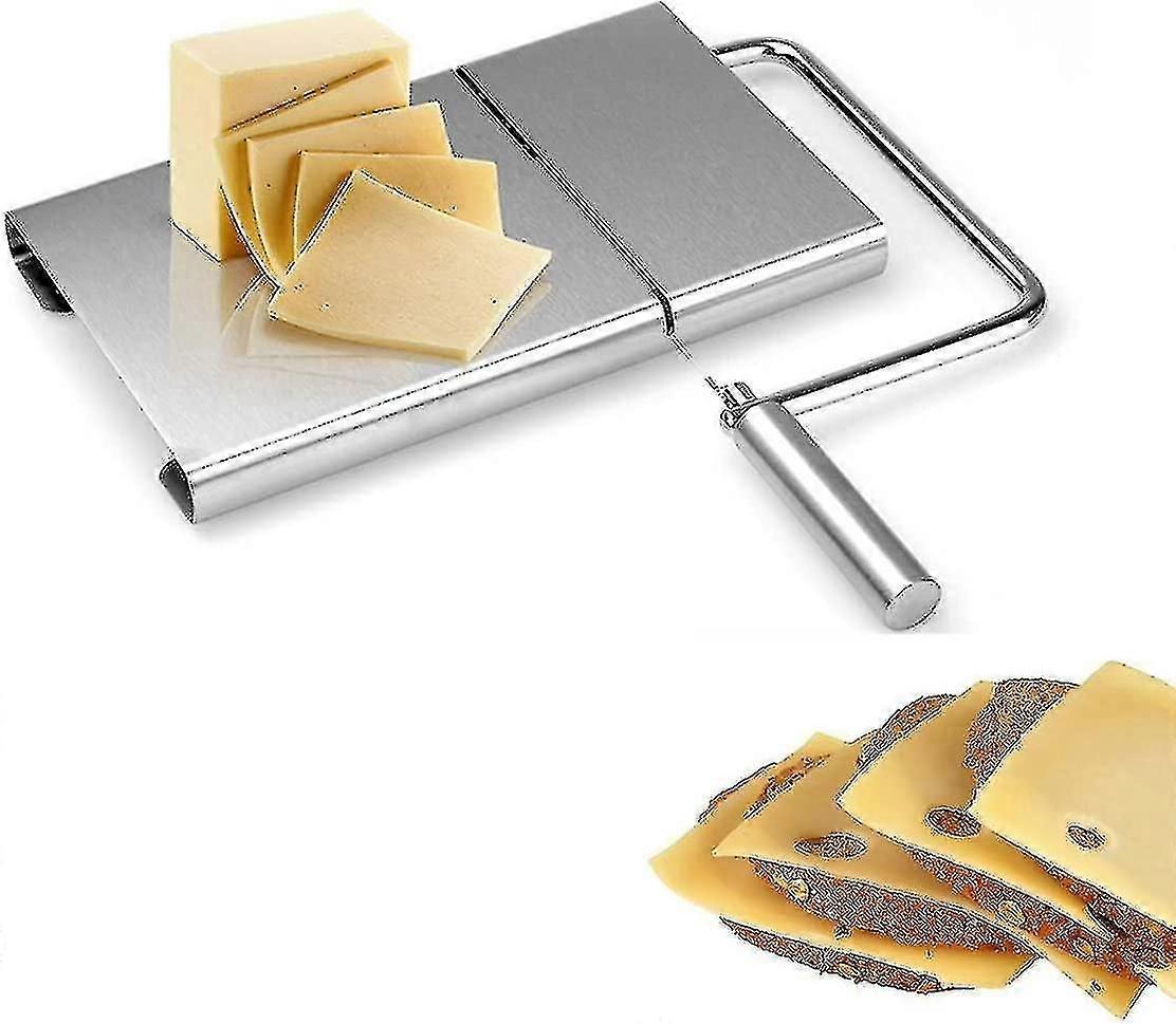 Cheese Slicer With Wire Stainless Steel Cutter Compatible With Hard And Semi Hard Chees