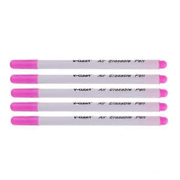 Set of 10 Precision Disappearing Markers for Creative Projects - Bright Coral