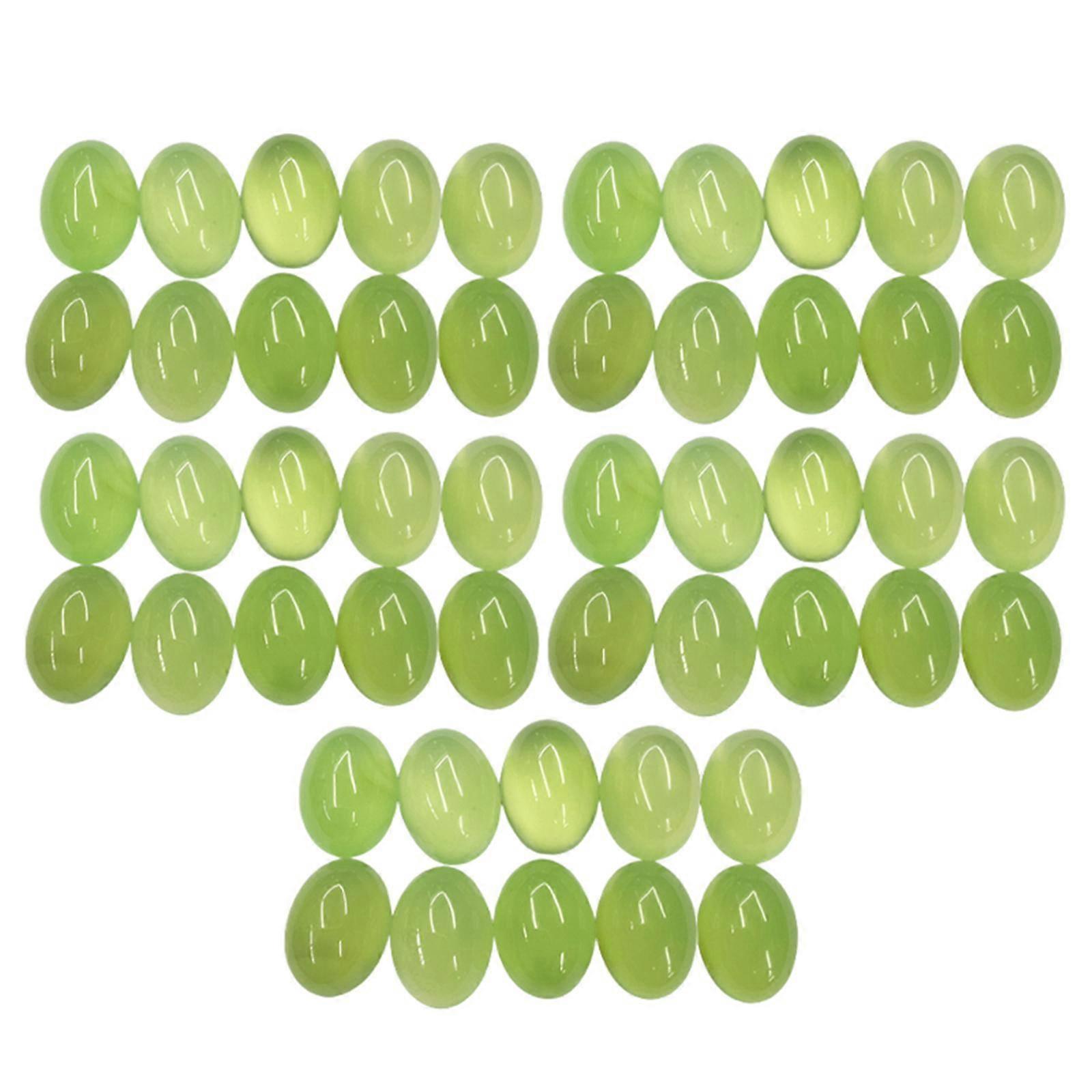 50 Pieces Assorted Stones Smooth for DIY Jewelry Making Bracelet Wind Chimes