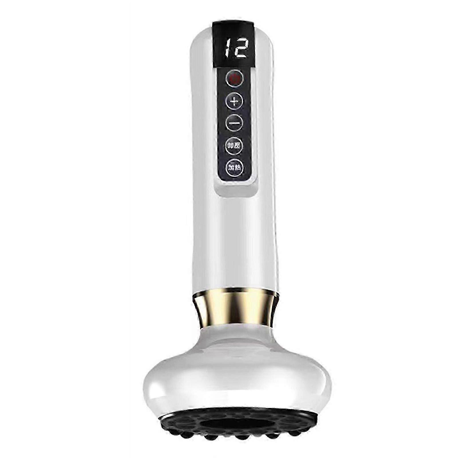 Rechargeable Handheld Massager with Infrared Heat and 12 Modes for Body Relaxation