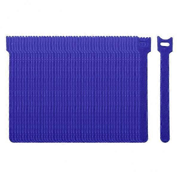 4x50pcs Câble Cordon Cordon Sangles Réutilisables Câbles Réutilisables Cordon Sangles Bleu 12x200mm