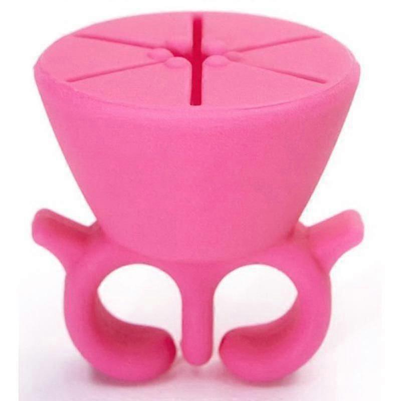 Professional Nail Polish Holder Ring Fingernail Polishing Tool