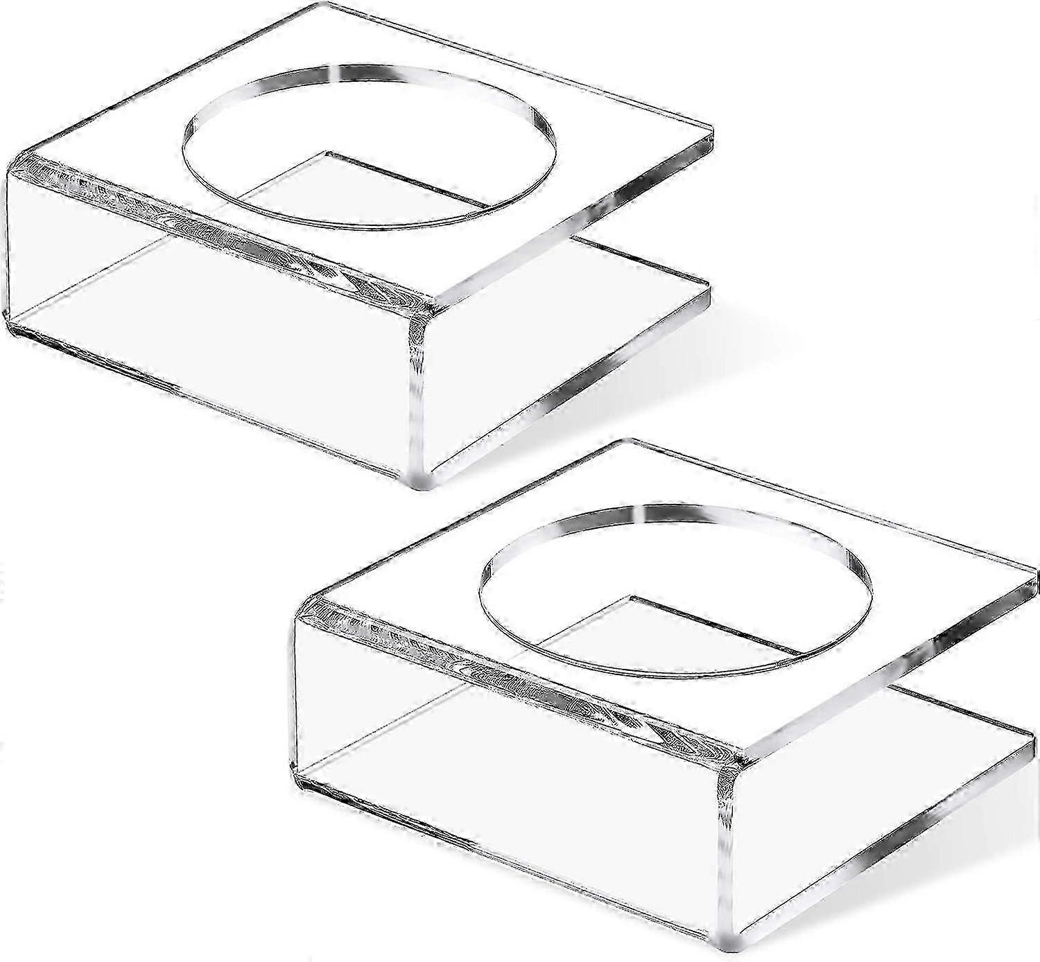 2st akryl u-formade bollställ transparent displayställ för basket fotboll volleyboll