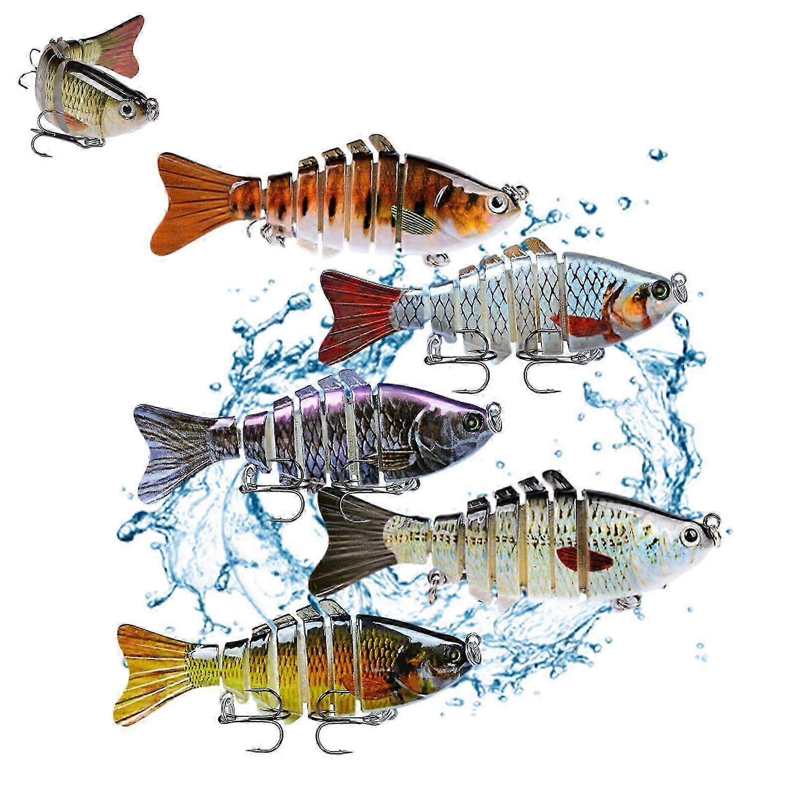 Probero 3D Lifelike Bionic Angelköder - Schwimmköder aus weichem Kunststoff für alle Gewässer