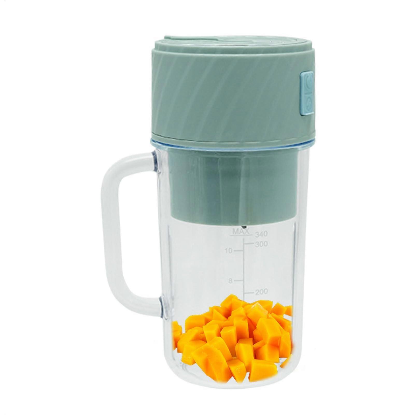 Portable Mixer - Rechargeable Travel Blender with 16oz Mug and Straw for Home, Camping, and Picnics in Blue