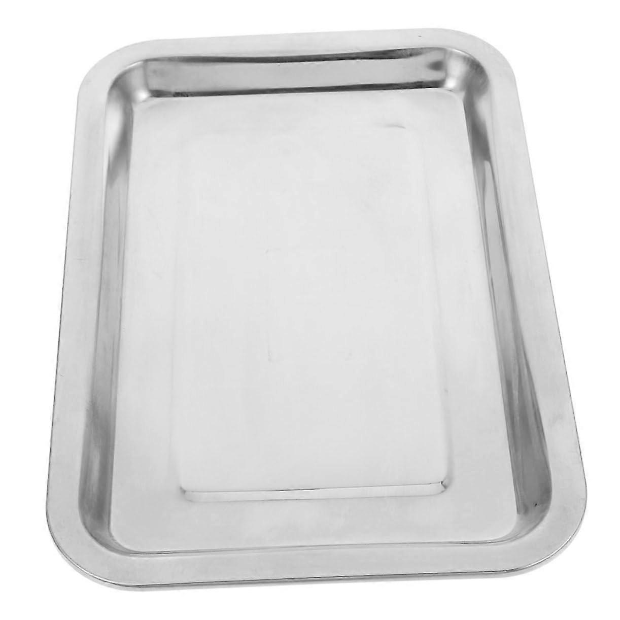 Stainless Steel Trays Rectangular Lab Tray For Chemical Experiments Medical And Bathroom Use Various Sizes