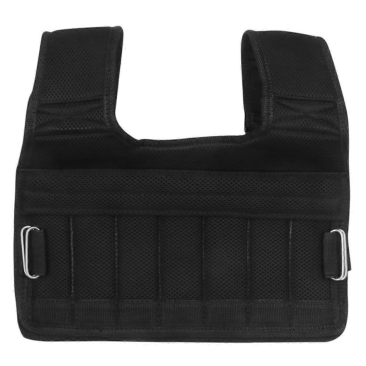 Breathable Weighted Sleeveless Fitness Vest for Men and Women, High Density Mesh Training Waistcoat for Running and Sports, Single Row Empty Design