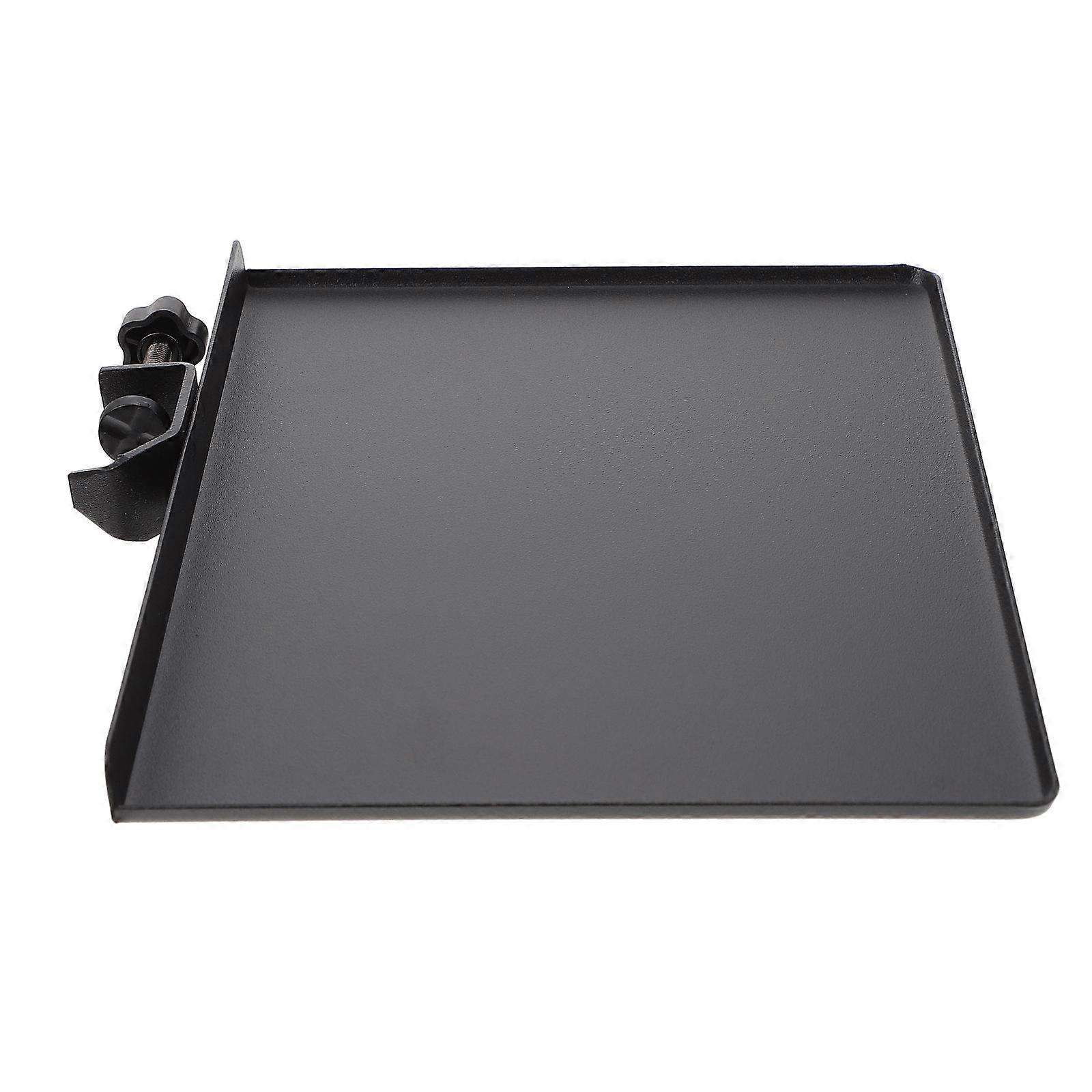 1Pc Live Broadcast Mic Stand with Metal Tray and Microphone Clamp Holder