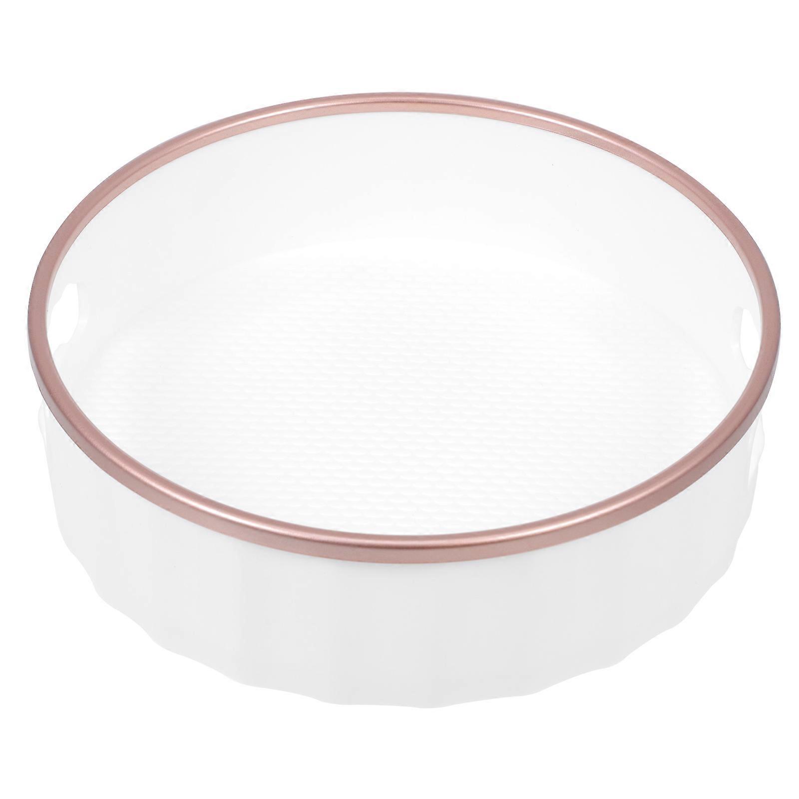 Rotating Seasoning Organizer Round Spice Bottle Holder Golden 22.8X22.8CM Revolving Design Space Saving 1Pack